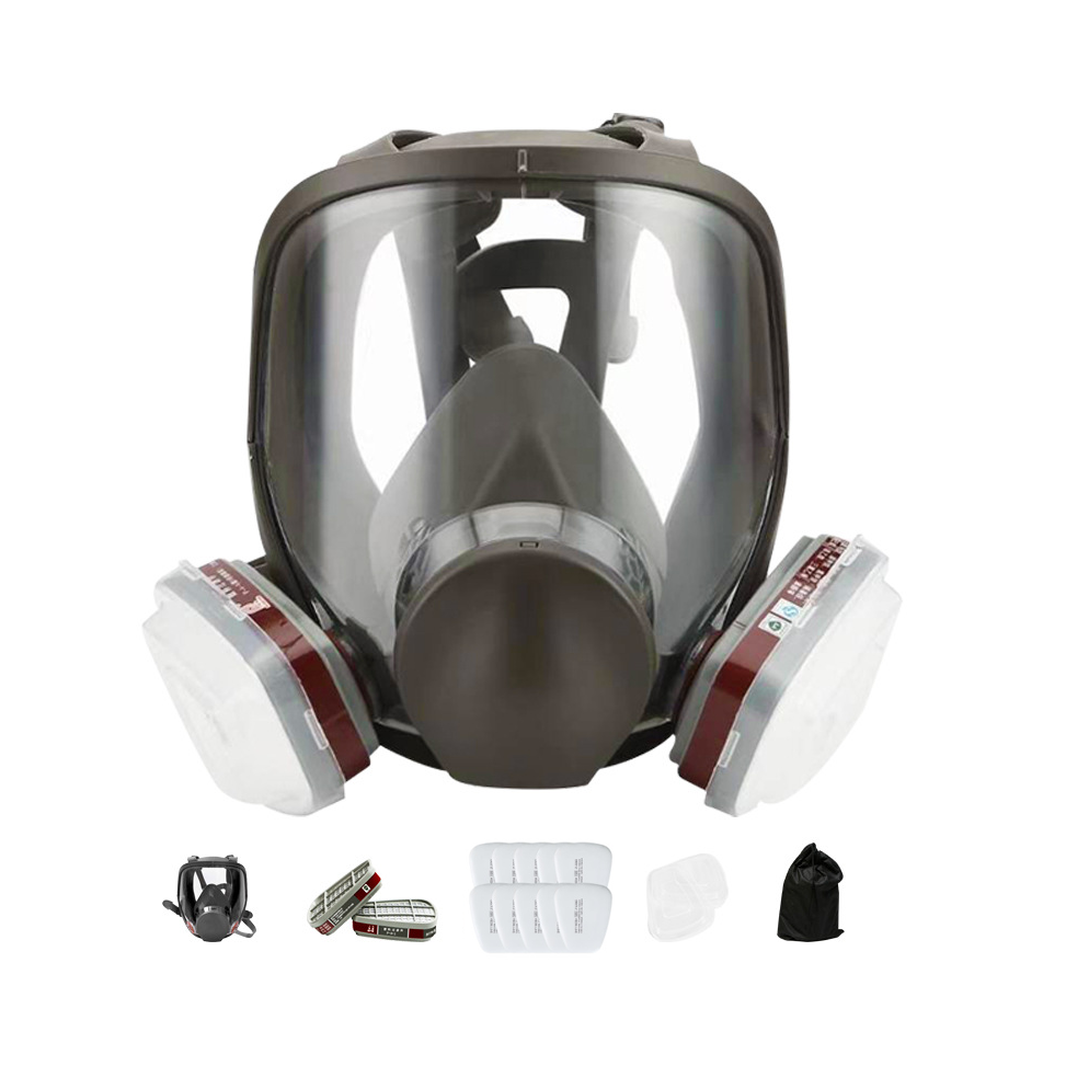 Industrial Full Face Mask for Gas and Dust Hazards