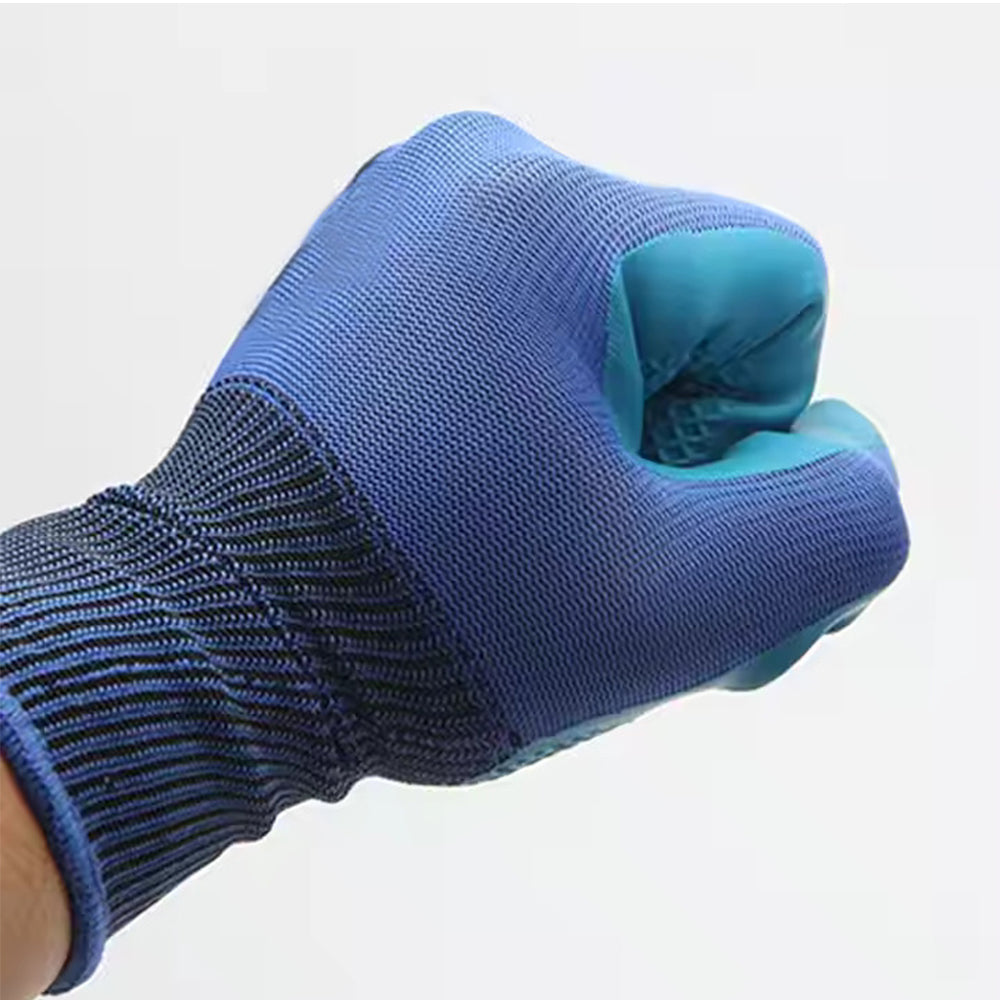 Latex Palm Coated Protective Polycotton Work Glove